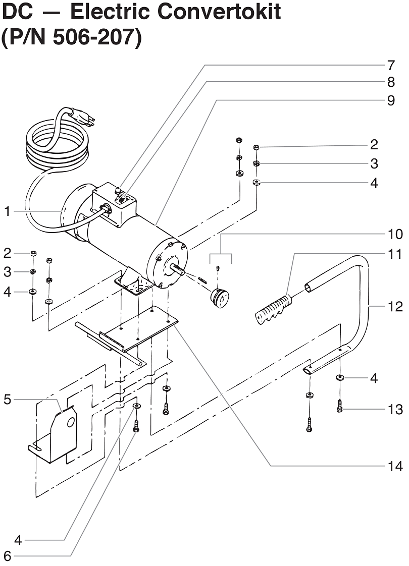 PowrTwin 12000GH DC-Electric Convertokit